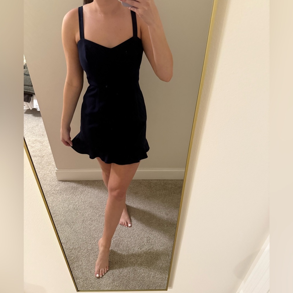 Navy Blue French Connection Mini Dress Size 6